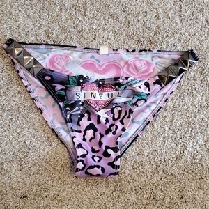 Affliction sinful bikini bottom size medium